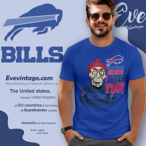 Jeff Dunham Buffalo Bills Shirt – Haters Silence I Keel You