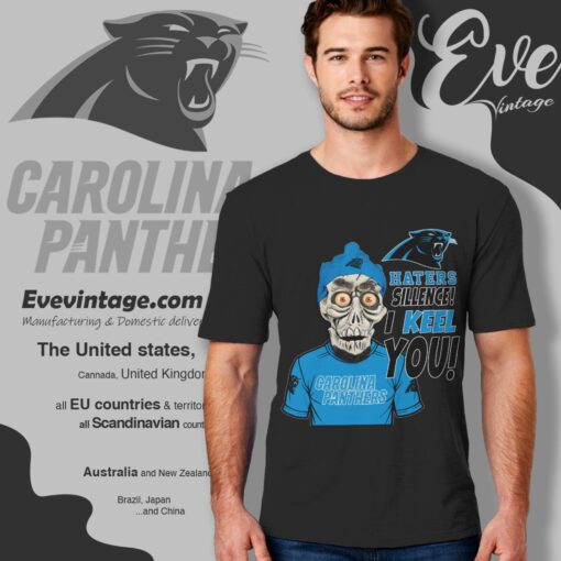 Jeff Dunham Carolina Panthers Shirt – Haters Silence I Keel You