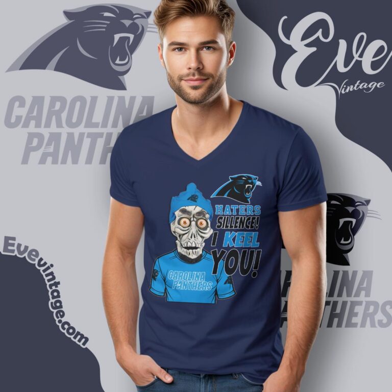 Jeff Dunham Carolina Panthers Shirt Haters Silence I Keel You V Neck TShirt Jeff Dunham Carolina Panthers Shirt Haters Silence I Keel You V Neck TShirt