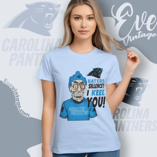 Jeff Dunham Carolina Panthers Shirt – Haters Silence I Keel You