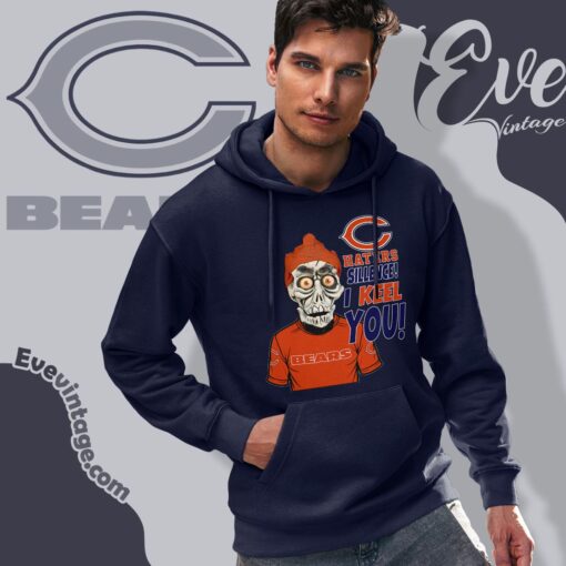 Jeff Dunham Chicago Bears Shirt – Haters Silence I Keel You