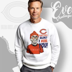 Jeff Dunham Chicago Bears Shirt Haters Silence I Keel You Sweatshirt