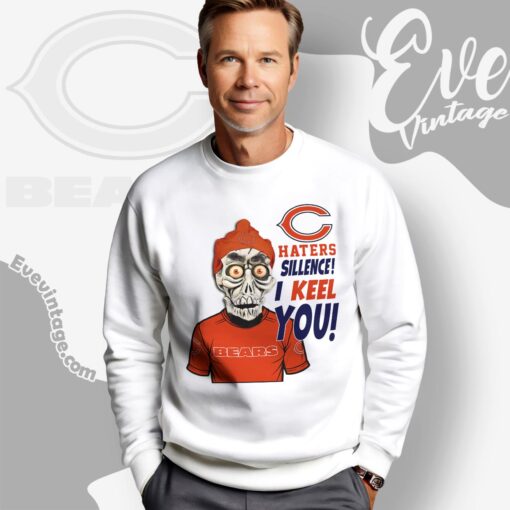 Jeff Dunham Chicago Bears Shirt – Haters Silence I Keel You