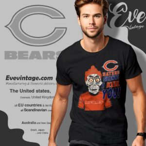 Jeff Dunham Chicago Bears Shirt Haters Silence I Keel You T shirt