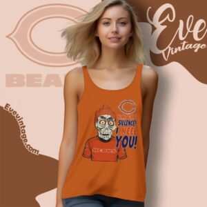 Jeff Dunham Chicago Bears Shirt Haters Silence I Keel You Tank Top Racerback