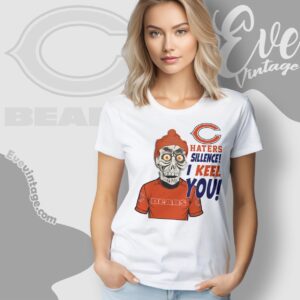 Jeff Dunham Chicago Bears Shirt Haters Silence I Keel You Women T shirt