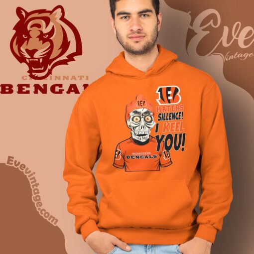 Jeff Dunham Cincinnati Bengals Shirt – Haters Silence I Keel You
