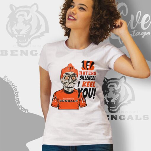 Jeff Dunham Cincinnati Bengals Shirt – Haters Silence I Keel You
