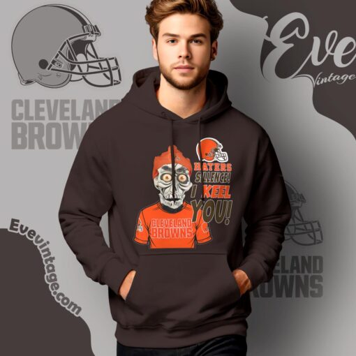 Jeff Dunham Cleveland Browns Shirt – Haters Silence I Keel You