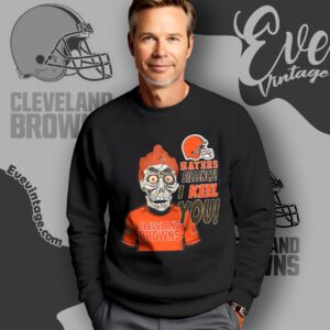 Jeff Dunham Cleveland Browns Shirt Haters Silence I Keel You Sweatshirt