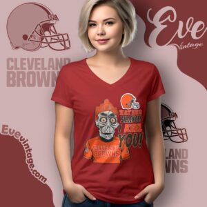 Jeff Dunham Cleveland Browns Shirt Haters Silence I Keel You V Neck TShirt