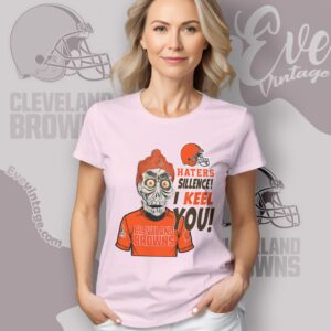Jeff Dunham Cleveland Browns Shirt Haters Silence I Keel You Women T shirt