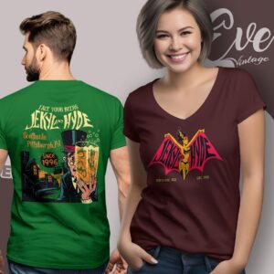 Jekyl And Hyde Bar Shirt Pittsburgh Dive Bar V Neck TShirt