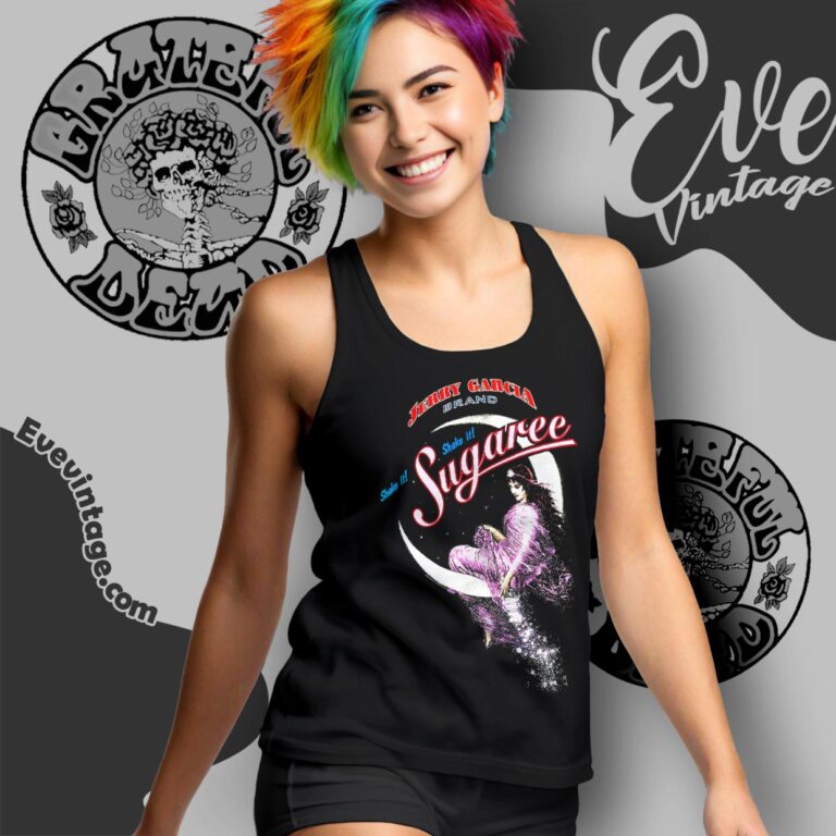 Jerry Garcia Brand Shake It Sugaree Shirt Jgb Jubilee Winner Tank Top Racerback Jerry Garcia Brand Shake It Sugaree Shirt Jgb Jubilee Winner Tank Top Racerback