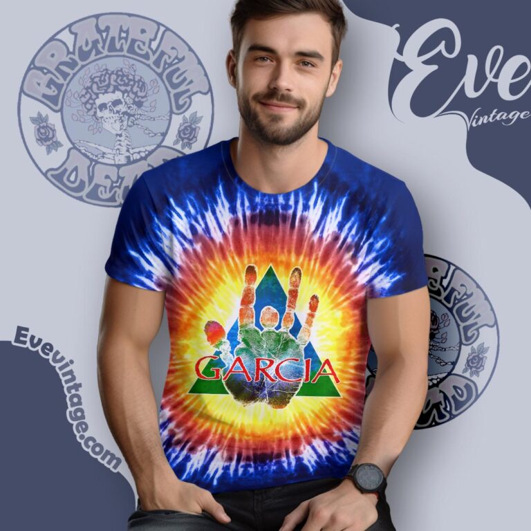 Jerry Garcias Right Hand Tie dye Shirt T shirt Jerry Garcias Right Hand Tie dye Shirt T shirt