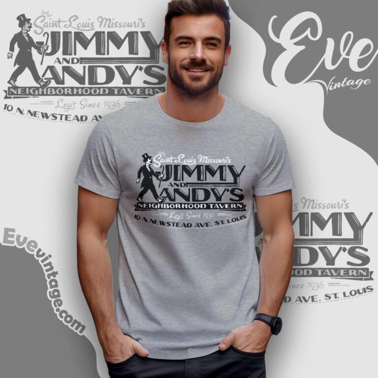 Jimmy And Andy's Tavern Shirt St Louis Missouri Dive Bar T shirt Jimmy And Andy's Tavern Shirt St Louis Missouri Dive Bar T shirt