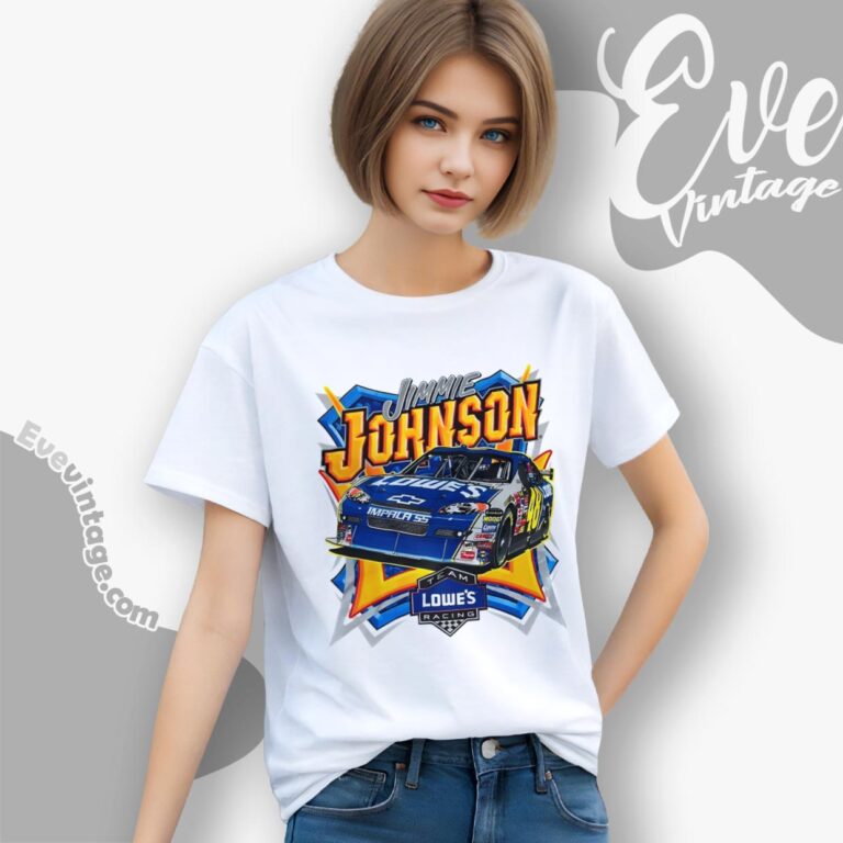 Jimmy Johnson Racing Nascar Vintage 90s Shirt Women T Shirt Jimmy Johnson Racing Nascar Vintage 90s Shirt Women T Shirt
