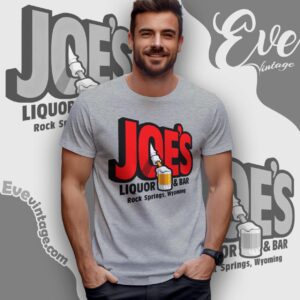 Joe's Liquor Bar Shirt Rock Springs Wyoming Dive Bar T shirt