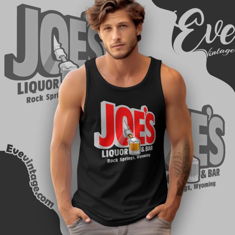 Joe's Liquor Bar Shirt Rock Springs Wyoming Dive Bar Tank Top Racerback Joe's Liquor Bar Shirt Rock Springs Wyoming Dive Bar Tank Top Racerback