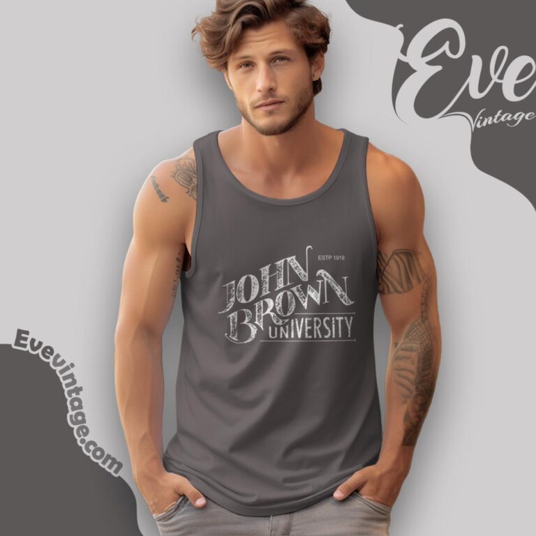 John Brown University Shirt Tank Top Racerback John Brown University Shirt Tank Top Racerback
