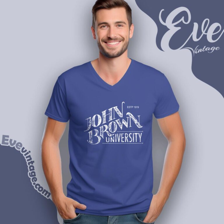 John Brown University Shirt V Neck TShirt John Brown University Shirt V Neck TShirt