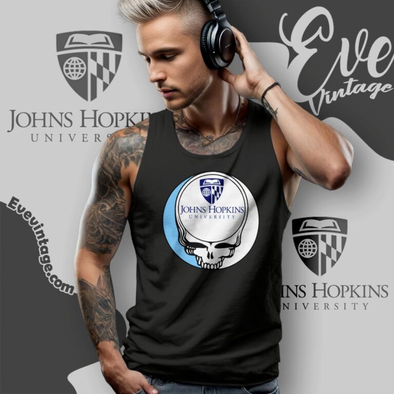 Johns Hopkins University Steal Your Face Grateful Dead Shirt Tank Top Racerback Johns Hopkins University Steal Your Face Grateful Dead Shirt Tank Top Racerback