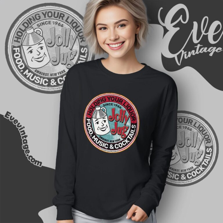 Jolly Jug Shirt New York Dive Bar Long Sleeve Tee Jolly Jug Shirt New York Dive Bar Long Sleeve Tee