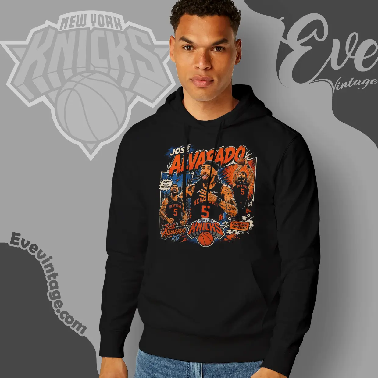 Jose Alvarado Ny Knicks Hoodie Jose Alvarado Ny Knicks Hoodie