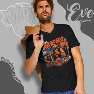 Jose Alvarado Ny Knicks V Neck TShirt