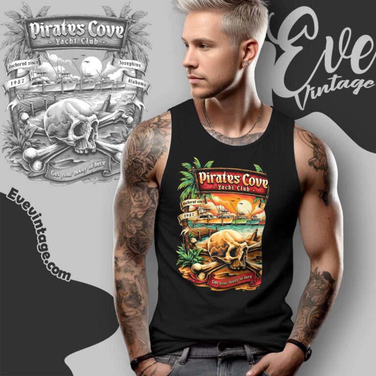 Josephine Dive Bar Pirates Cove Yacht Club Shirt Tank Top Racerback Josephine Dive Bar Pirates Cove Yacht Club Shirt Tank Top Racerback