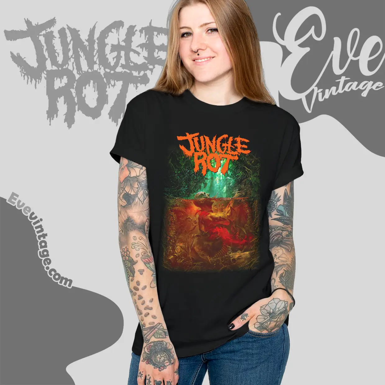 Jungle Rot 2018 Album Shirt Women T shirt Jungle Rot 2018 Album Shirt Women T shirt