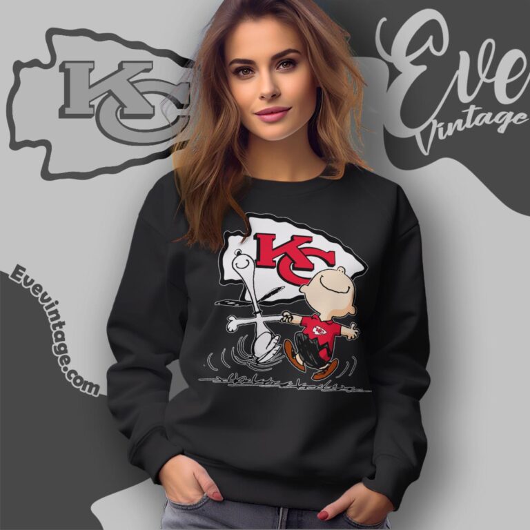 Kansas City Chiefs Charlie Brown Snoopy Happy Dancing Shirt Sweatshirt Kansas City Chiefs Charlie Brown Snoopy Happy Dancing Shirt Sweatshirt