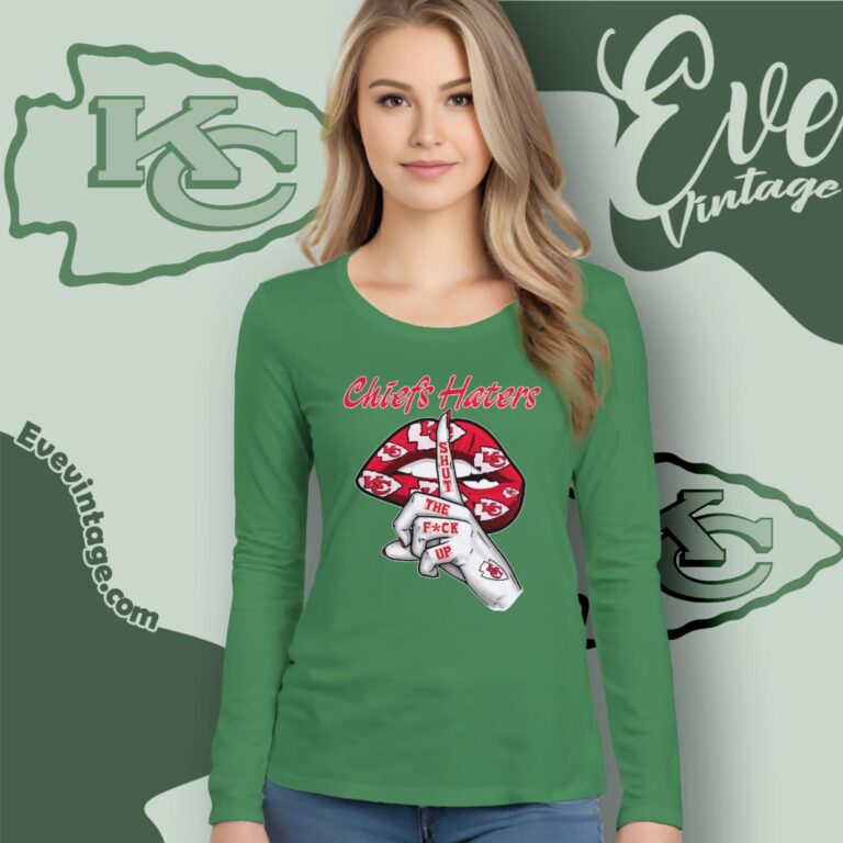 Kansas City Chiefs Haters Shut The Fuck Up Long Sleeve Tee Kansas City Chiefs Haters Shut The Fuck Up Long Sleeve Tee
