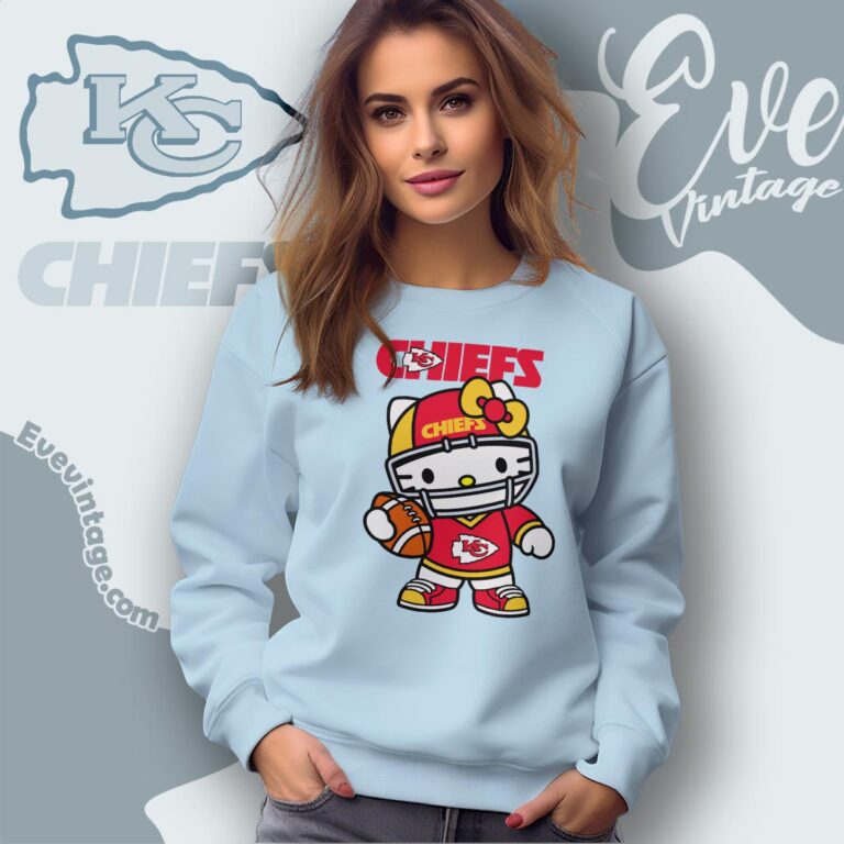 Kansas City Chiefs Hello Kitty Shirt Sweatshirt Kansas City Chiefs Hello Kitty Shirt Sweatshirt