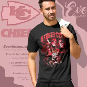 Kansas City Chiefs Horror Halloween T shirt