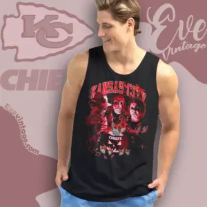Kansas City Chiefs Horror Halloween Tank Top Racerback