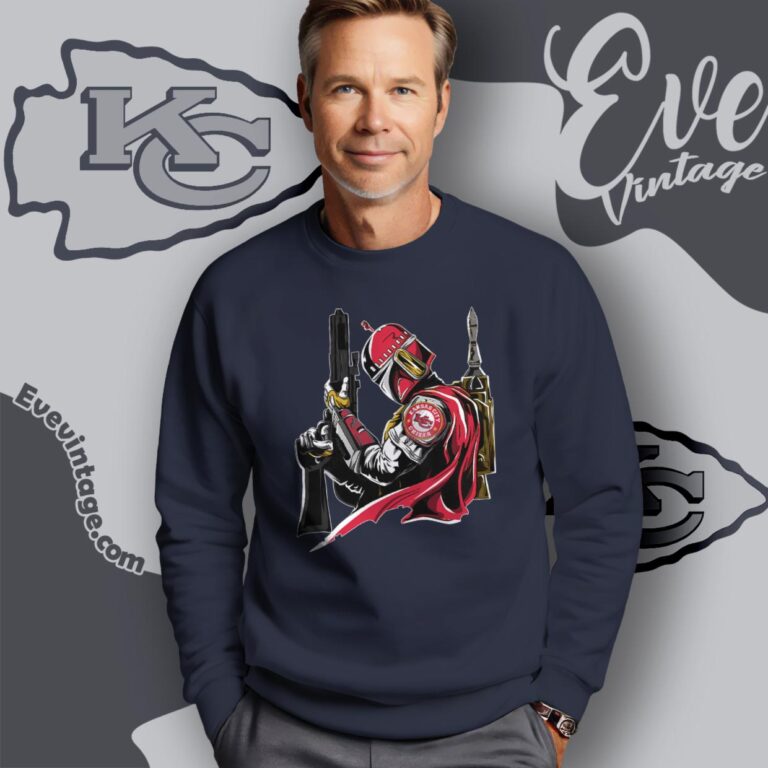 Kansas City Chiefs Mandalorian Star Wars Shirt Sweatshirt Kansas City Chiefs Mandalorian Star Wars Shirt Sweatshirt