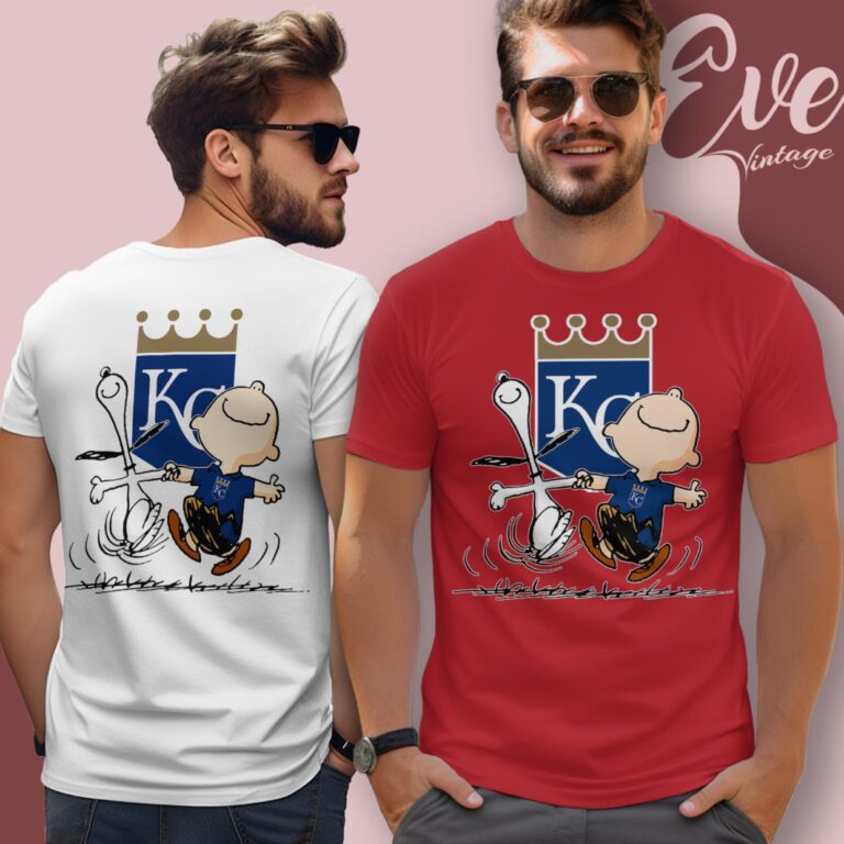 Kansas City Royals Charlie Brown Snoopy Happy Dancing Shirt T Shirt Kansas City Royals Charlie Brown Snoopy Happy Dancing Shirt T Shirt