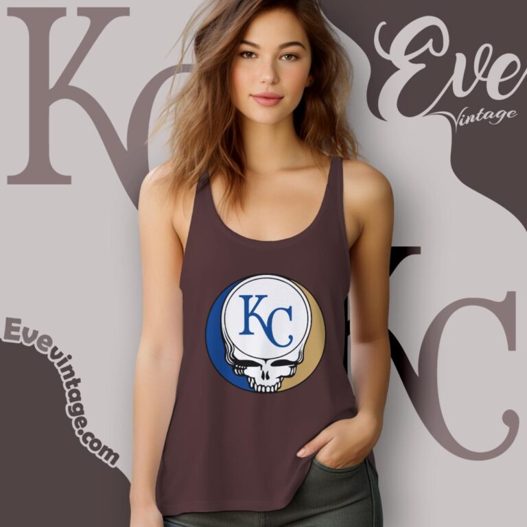 Kansas City Royals Steal Your Face Grateful Dead Shirt Tank Top Racerback Kansas City Royals Steal Your Face Grateful Dead Shirt Tank Top Racerback