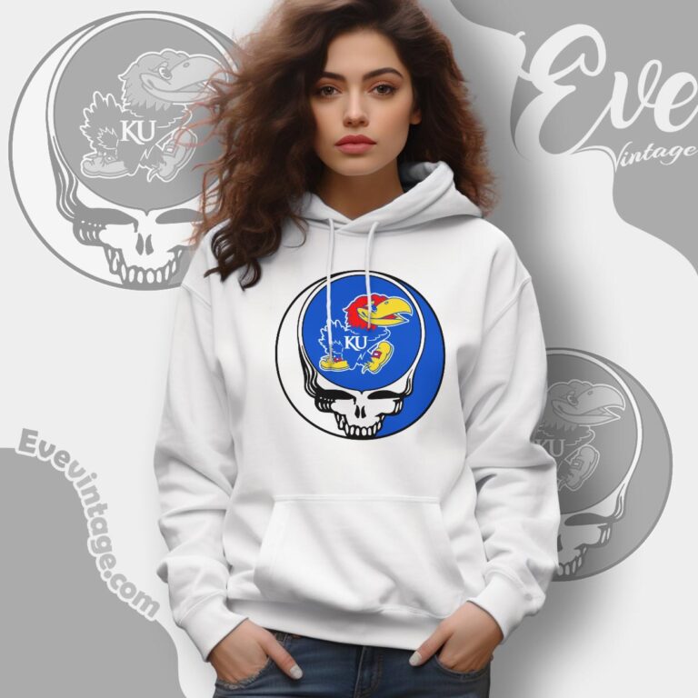 Kansas Jayhawks Steal Your Face Stealie Shirt Hoodie Kansas Jayhawks Steal Your Face Stealie Shirt Hoodie