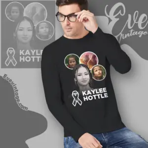 Kaylee Hottle Memorial Shirt Godzilla Kong Tribute Fans Long Sleeve Tee