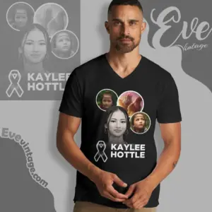 Kaylee Hottle Memorial Shirt Godzilla Kong Tribute Fans V Neck TShirt