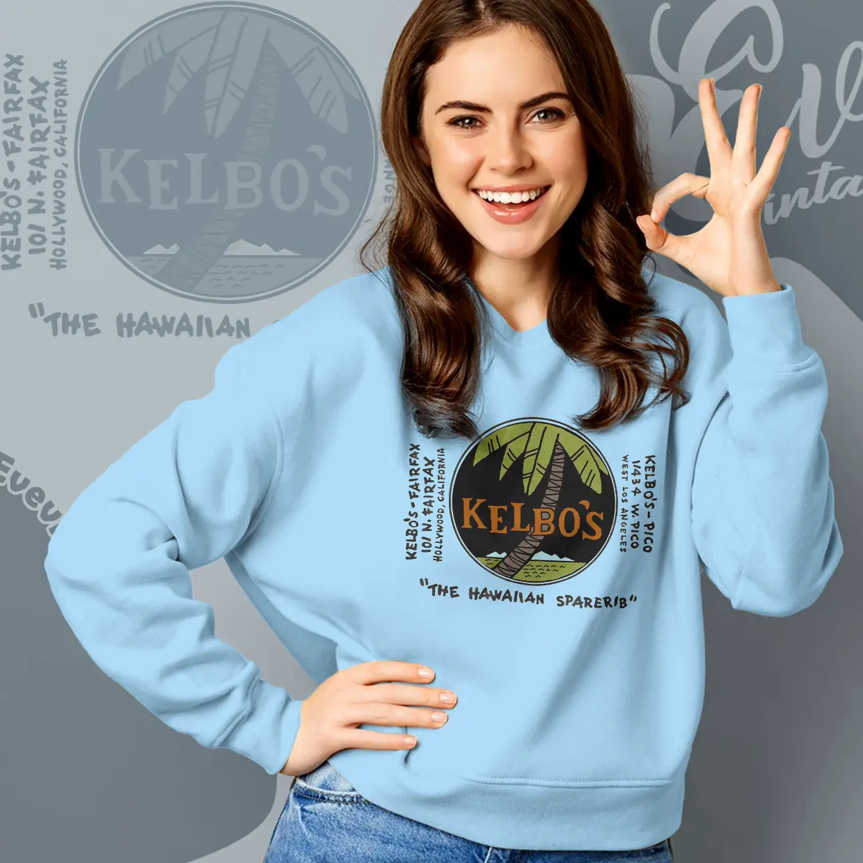 Kelbos Shirt Los Angeles Tiki Bar Sweatshirt Kelbos Shirt Los Angeles Tiki Bar Sweatshirt
