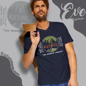 Kelbos Shirt Los Angeles Tiki Bar V Neck TShirt