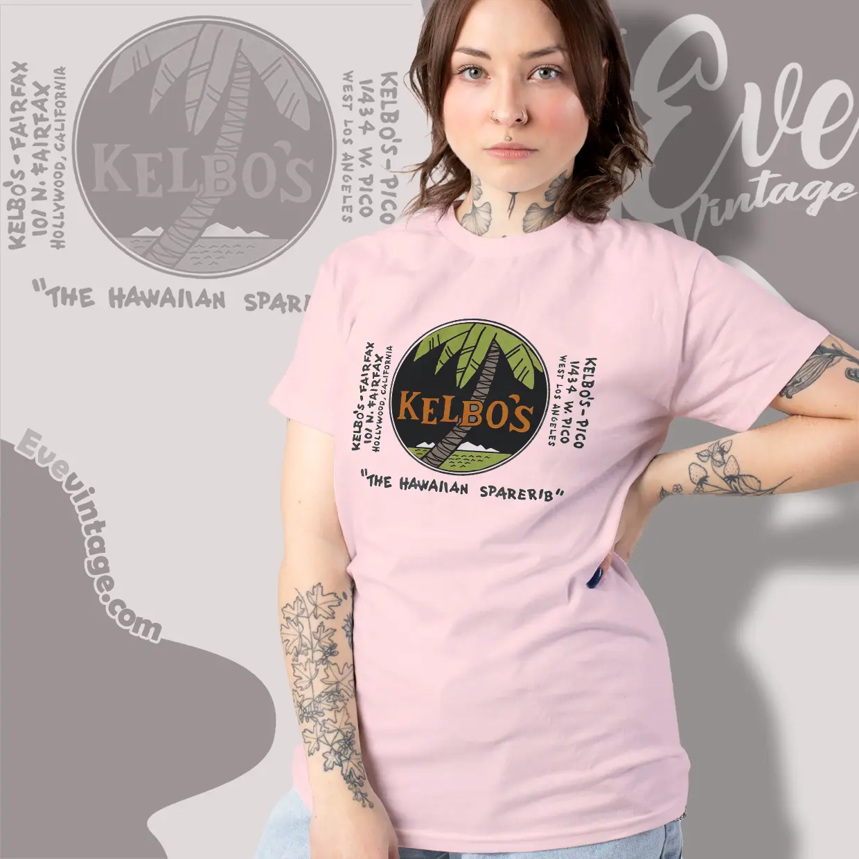 Kelbos Shirt Los Angeles Tiki Bar Women T shirt Kelbos Shirt Los Angeles Tiki Bar Women T shirt