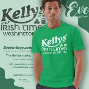 Kellys Irish Times Bar Shirt Washington Dc Dive Bar T shirt