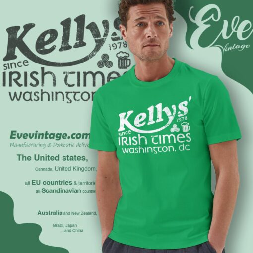 Kelly’s Irish Times Bar Shirt – Washington DC Dive Bar