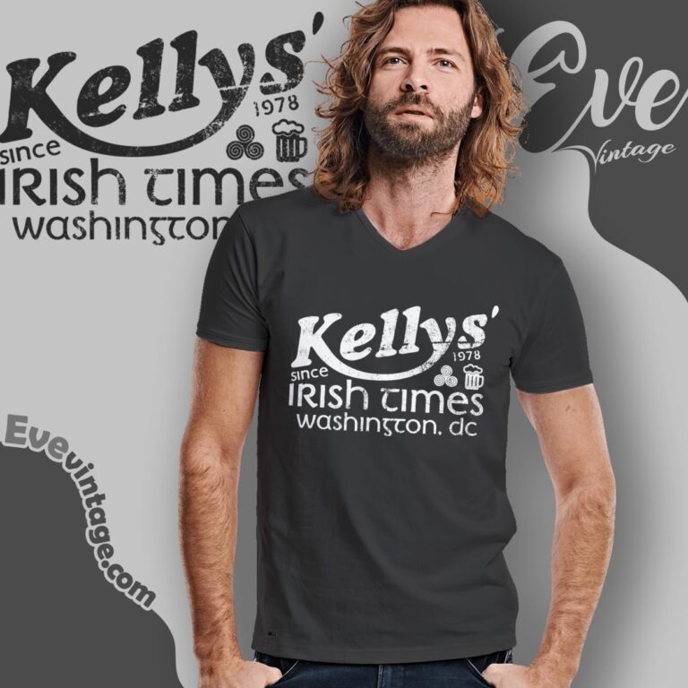 Kellys Irish Times Bar Shirt Washington Dc Dive Bar V Neck TShirt Kellys Irish Times Bar Shirt Washington Dc Dive Bar V Neck TShirt