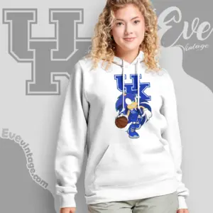 Kentucky Wildcats Sonic The Hedgehog Basketball Hoodie