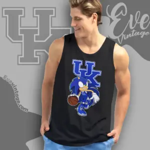 Kentucky Wildcats Sonic The Hedgehog Basketball Tank Top Racerback